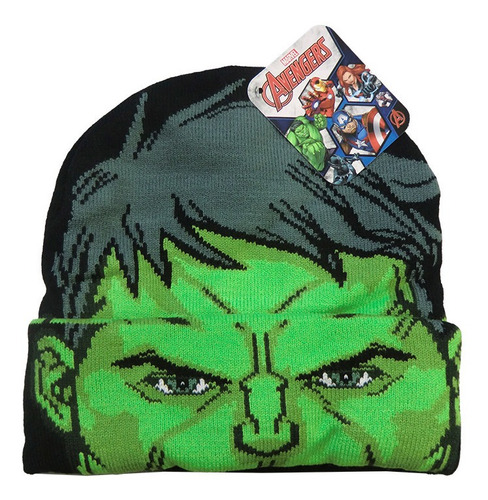 Gorro De Lana Infantil Hulk Oficial