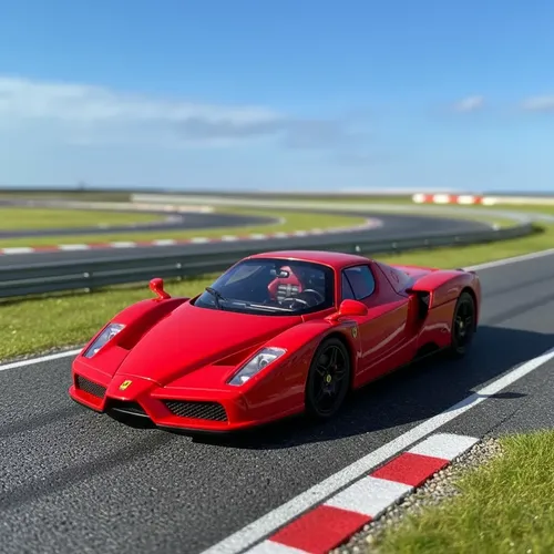 Carrinho Ferrari Enzo Miniatura Coleção Ferro Fricção Top