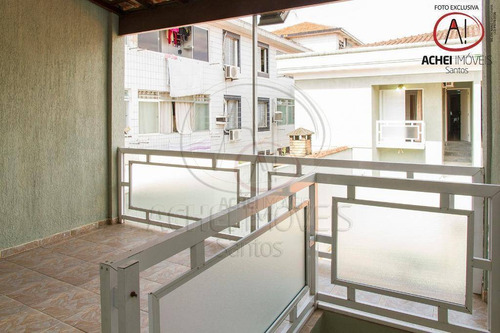 Imagem 5 de 30 de Casa Residencial Com 3 Dormitórios, 1 Suítes, Piscina E Churrasqueira , 145 M² - Venda Por R$ 850.000 - Macuco - Santos/sp - Ca1907