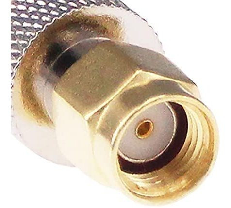 Conector Rfaha 5 Pzs Rp-sma Macho A F Hembra -dorado