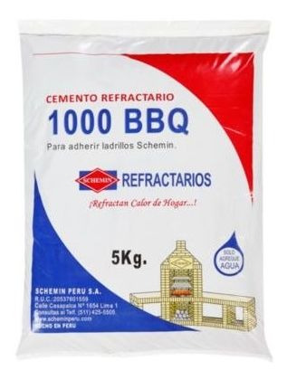 Cemento Refractario 1000 Bbq 5 Kg Consult Stock