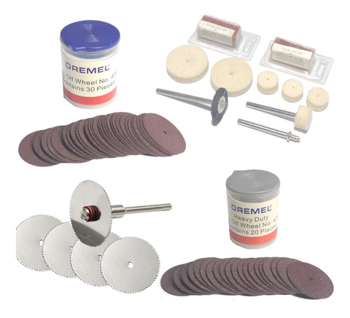 Kit 65 Piezas Brocas Dremel  Corte Y Pulido