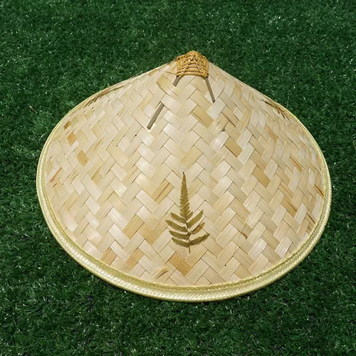 GENERICO Sombrero Gorro Tradicional Bambu Chino Verano
