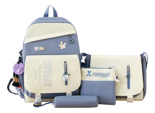 Four-piece Set Of Large-capacity Girls' Backpacks