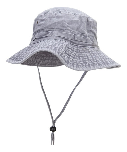 Sombreros De Pesca De Tamaño Extra-gris 2xl - 3xl