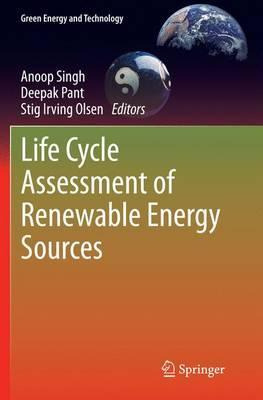 Libro Life Cycle Assessment Of Renewable Energy Sources -...