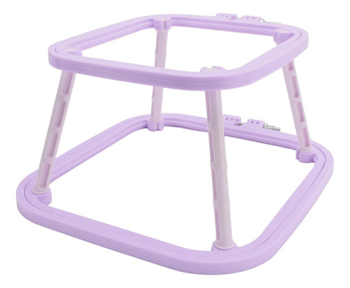 Soporte De Marco Bordado Violeta Para Mesa Con Forma De Aro