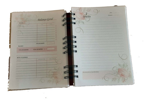 Imagem 5 de 9 de Agenda Permanente Floral Rosinha