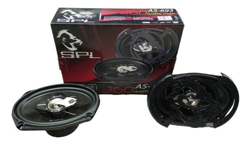 Cornetas 6x9 Pulgadas Spl Triaxiales 360 Watts Mod As693