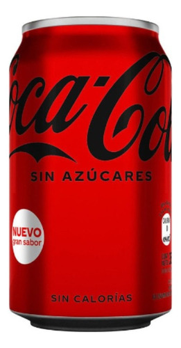 Coca Cola Lata 354ml Zero  Gaseosa Zetta Bebidas