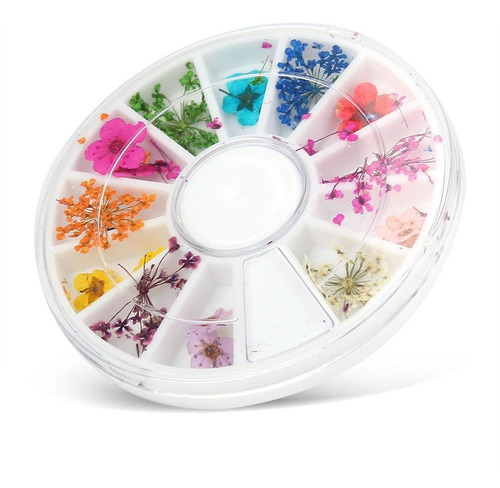 Mini Flores De Uñas, Flores Secas, Para Decoración De Uñas