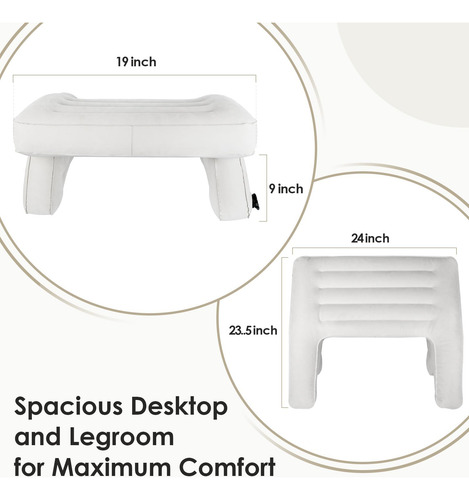 SuzziPad Almohada Inflable Para Juegos, Ergonómica Para Cama