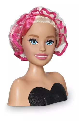 Kit Infantil Brinquedo Menina Busto Barbie Com Maquiagem