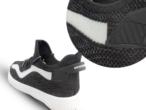 Imagen 6 de 9 de Tenis Juveniles Unisex Negro/blanco Tmx