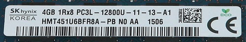Memoria Pc Marca Sk Hynix 4gb