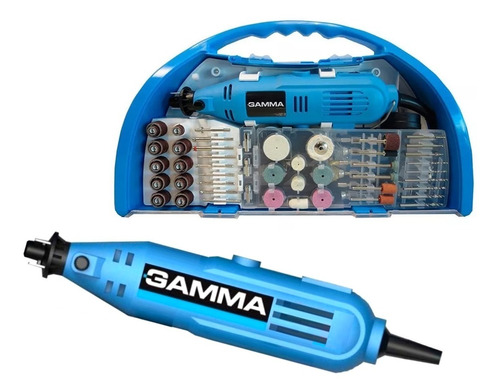 Minitorno Gamma 130 Watts Mini Torno Maletin Kit 119 Piezas