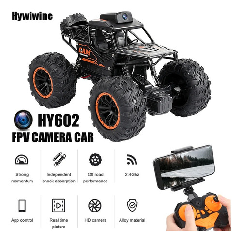 Carrito De Control Remoto Con Cámara Hd Y Wifi