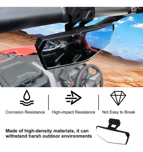 Utv Central Trasera En Forma De Espejo De Polaris Rzr 2...