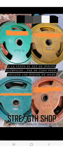 Set Completo De Discos Olímpicos.