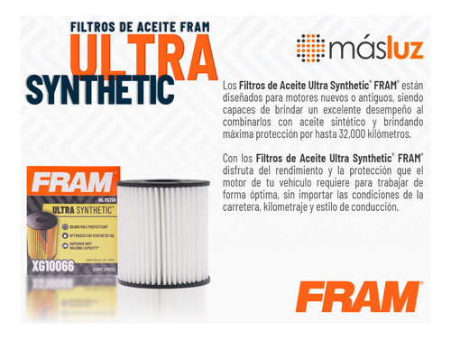 Filtro Aceite Sintético P/ Dodge Charger L4 1.6l 83/86 Fram