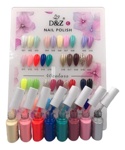 Coleção Luxo 10 Esmaltes Unhas Gel Dez Cores Led/uv Sortidos Cor Sortidas