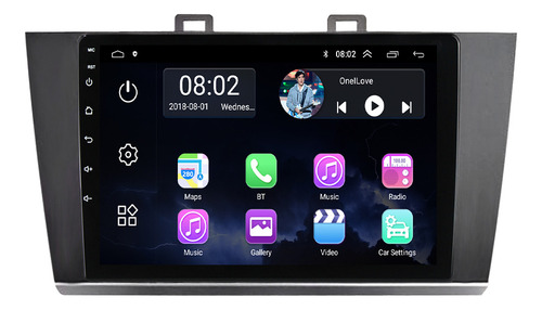 Estéreo Android Carplay 2gb+32gb Para Subaru Outback 15-2018