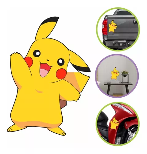 Adesivo Decorativo Pokemon Pikachu Pequeno