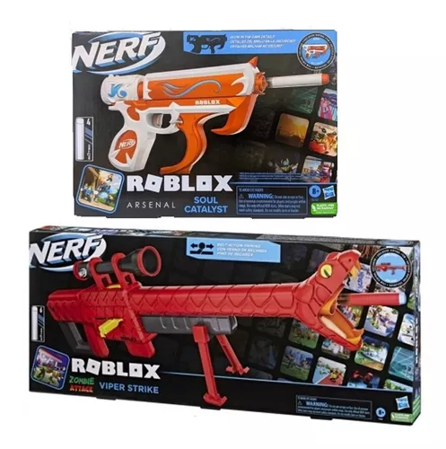 Nerf, Lança Dardos Roblox Zombie Attack, Vermelho 