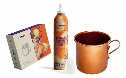 Kit Moscow Mule Espuma+sache De Preparo Com 1 Caneca 350ml