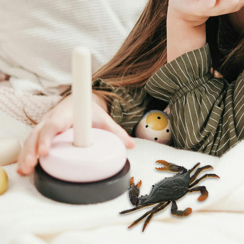 1 Pieza De Figuras De Cangrejo Artificial Para Niños, De Plá