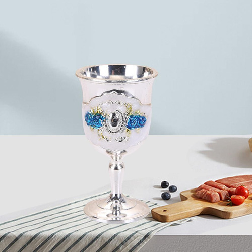 Clásica Copas De Vino Copa Elegante Creativa Plateado