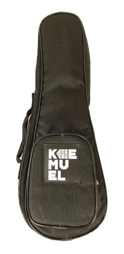 Funda Ukelele Soprano Acolchada Negra Kemuel Cuo
