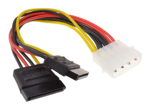 Cable Adaptador Conector Molex 4 Pines A 2 Sata