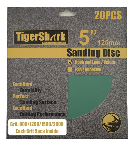 5inch No Hole Film Sanding Discs Hook And Loop Wet & Dr...
