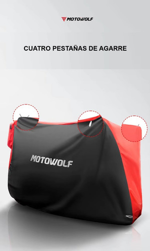 Funda de moto Universal Motowolf 0802 Talle Xxl