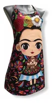Comprar Mandil Delantal Frida Kahlo Flor Cupcakes Paris