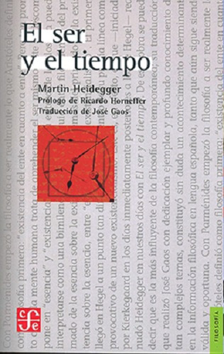 Ser Y Tiempo - Martin Heidegger - Fce - Libro 