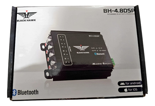 Dsp Procesador Bluetooth 8 Bandas - Black Hawk