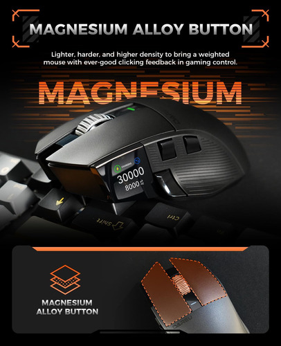 Dareu A980promax Gaming Wireless Polling-30k Dpi Sensor Ópti