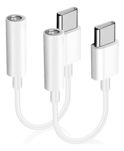 Monstyle Adaptador Usb C A Jack 3.5 Mm Para Audífonos, 2 Uni