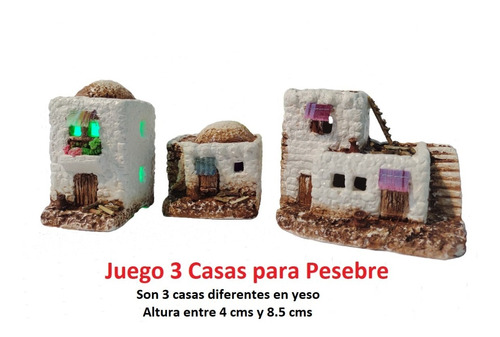 Casas Pesebre Navidad Nacimiento Pueblo Belén