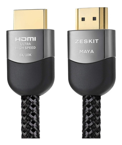 Imagen 5 de 7 de Cable Hdmi 2.1 8k 4k Ultra Hd Alta Velocidad 48 Gbps 1 Metro