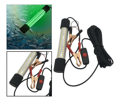 Luz De Pesca Sumergible Led De Aluminio, Lámpara Submarina D