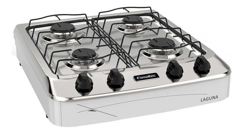 Fogão Cooktop de Mesa Portátil a Gás Laguna 4 Bocas Esmaltec 4027 Manual Branco