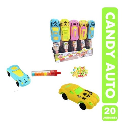 Candy Auto - Ideal Para Cumpleaños (bolsa Con 20 Unidades)