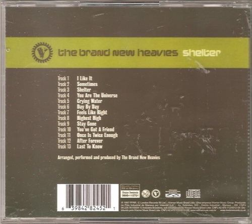 Cd The Brand New Heavies Shelter Novo De Fabrica Original