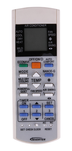 Control Remoto Para Aire Acondicionado Panasonic A75c3208 A7