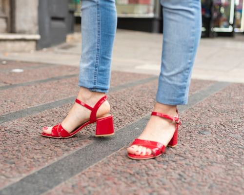 Imagen 2 de 7 de Sandalias Mujer Zapatos Plataformas Taco Bajo Fiesta Cómodas