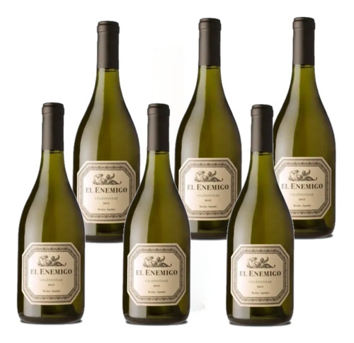 Vino El Enemigo Chardonnay 750ml caja X 6 unidades