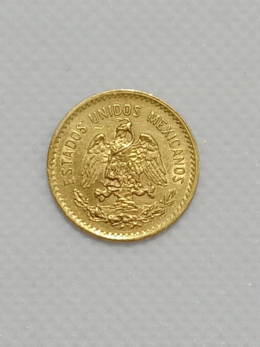 Moneda De 5 Pesos Oro Año 1906, Medio Hidalgo De Oro (Usado)